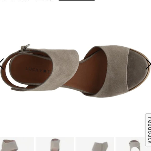 Lucky Brand Ankle Sandals 7.5 M - Picture 4 of 6